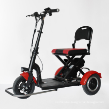 48V 250W foldable mobility handicapped electric scooter 3 wheel